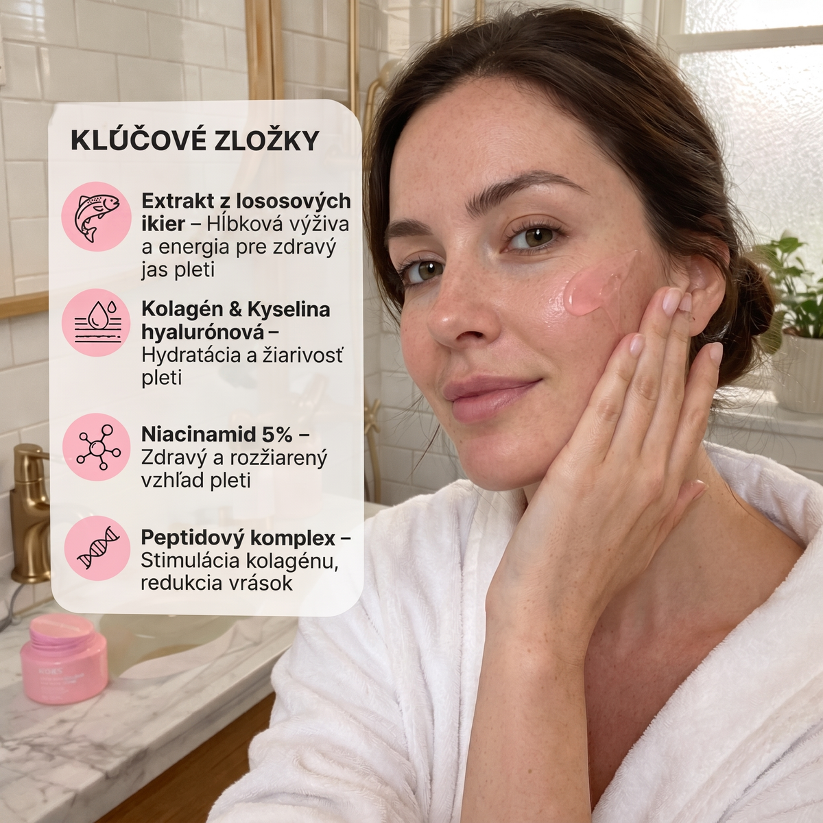 SKINLEA Multipeptidový kolagénový krém s 5 % niacínamidom