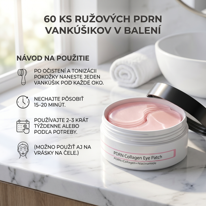 SKINLEA PDRN Regeneračné vankúšiky pod oči 60 ks